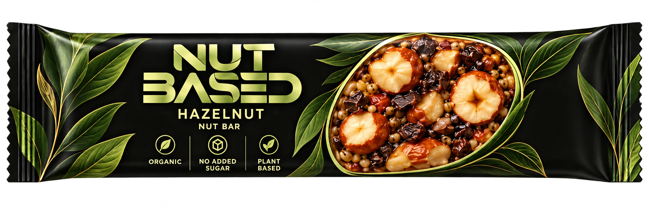 NUT BASED Hazelnut bar wrapper