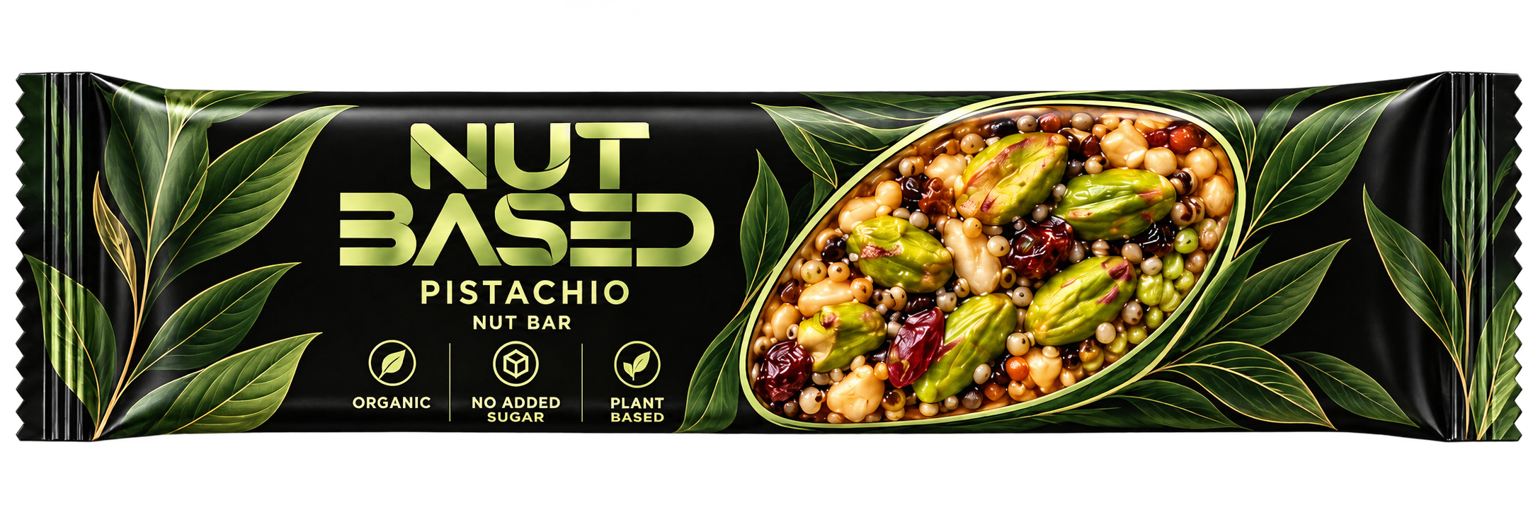 NUT BASED Pistachio bar wrapper